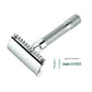 Merkur 33C Double Edge Safety Razor, Straight Cut, Chrome