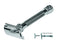 Merkur 38C Double Edge Safety Razor, Straight Cut, Weighted Handle, Chrome