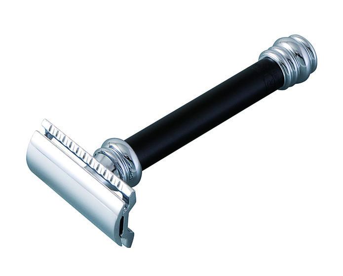 Merkur 38B Double Edge Safety Razor, Straight Cut, Extra Long Handle, Double Edge Safety Razors