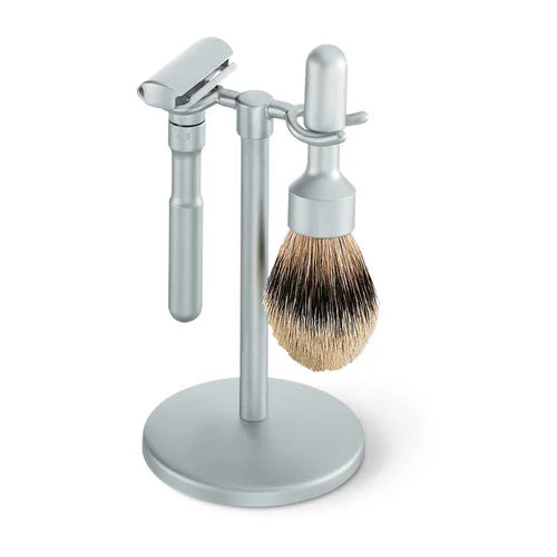 Merkur Stand for Razor and Brush, Matt Chrome, MK-4780002