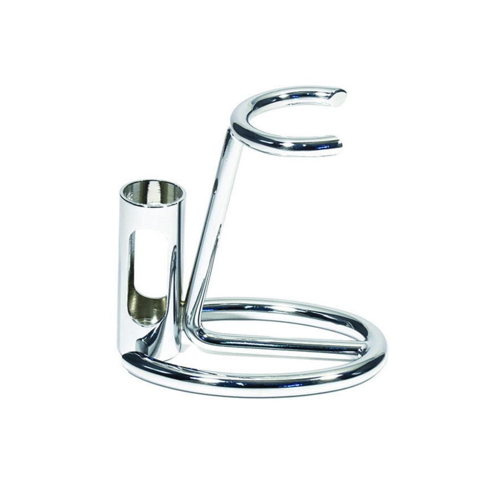 Omega 226 - Razor and Shaving Brush Stand - CHROME, Height 69 mm