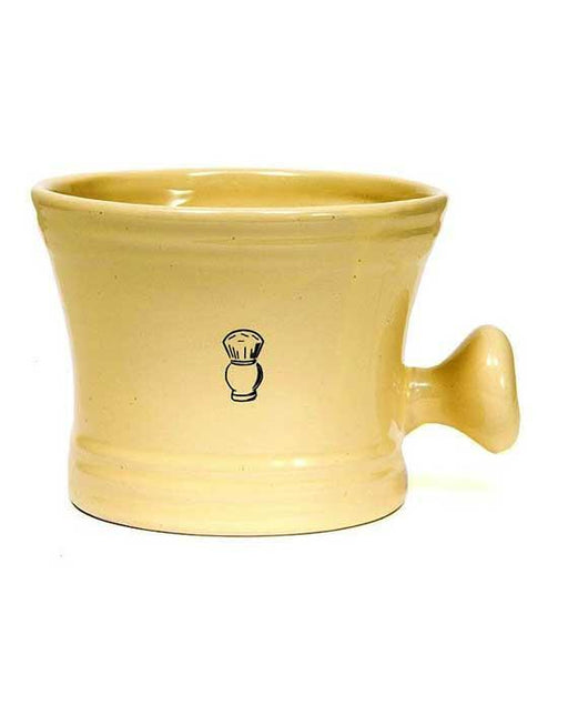 PureBadger Collection Shaving Mug, Apothecary Style, Cream Porcelain, Fits Up to 100g Shaving Pucks, Stands, Bowls, Bags