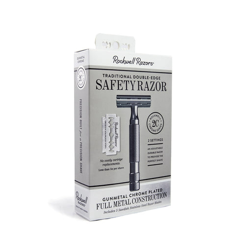 Rockwell Razors 2C Double Edge Razor - Gunmetal, Double Edge Safety Razors