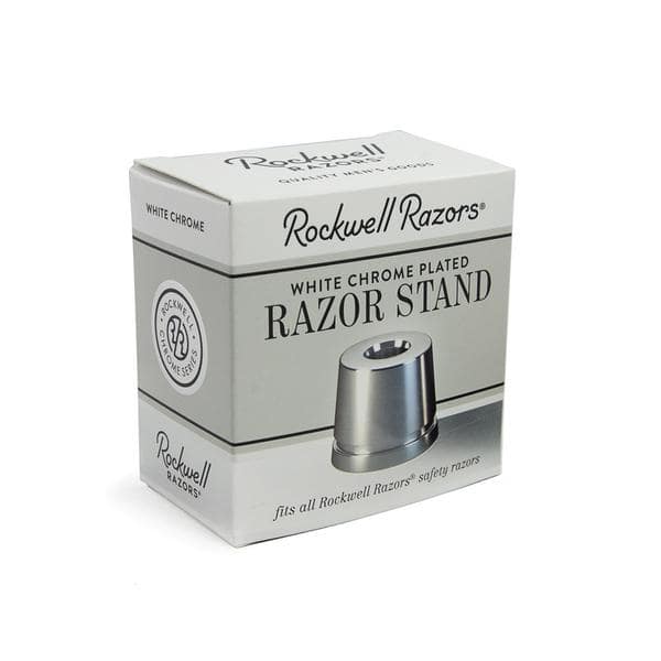 Rockwell Razors Stand White Chrome