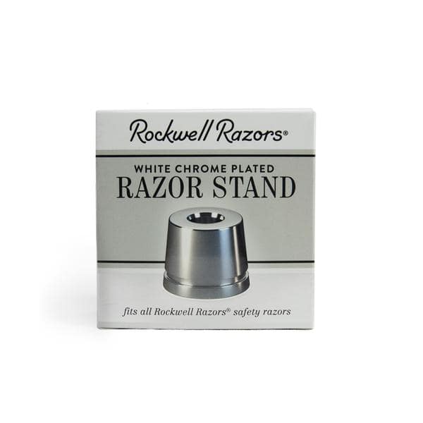 Rockwell Razors Stand White Chrome