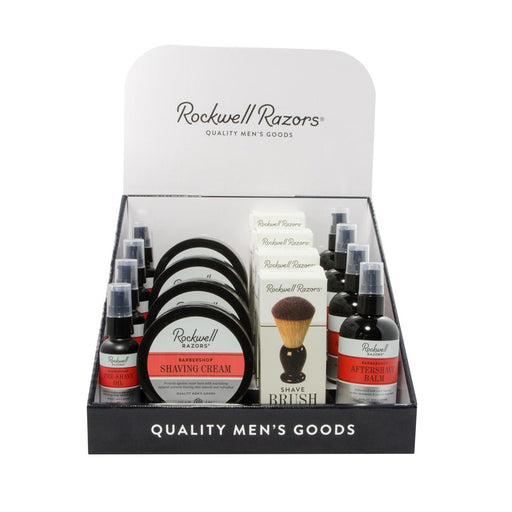 Rockwell Razors Shave Consumables Display Bundle, Retail Displays