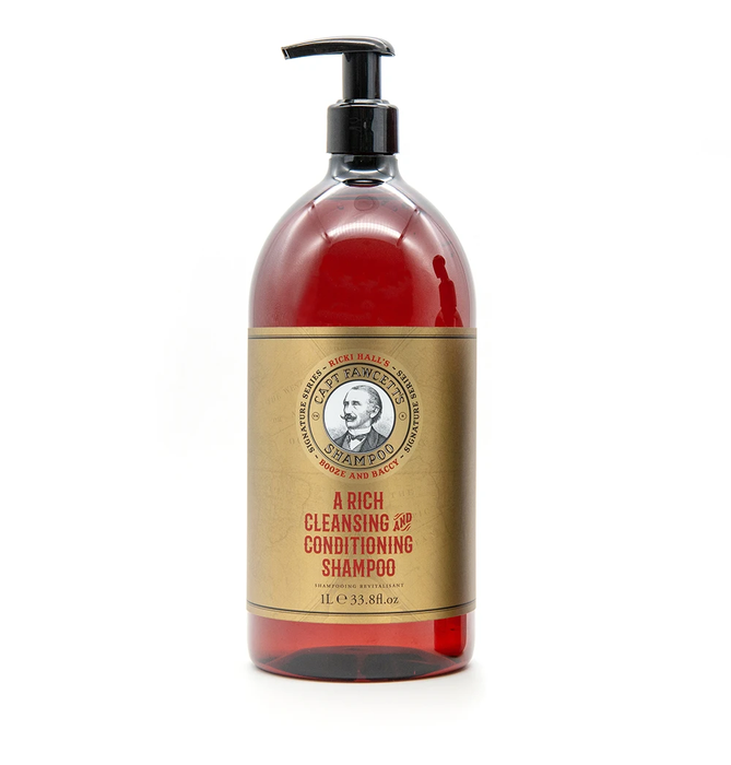 Captain Fawcett's Ricki Hall's Booze and Baccy Shampoo (1Ll/33.8oz)