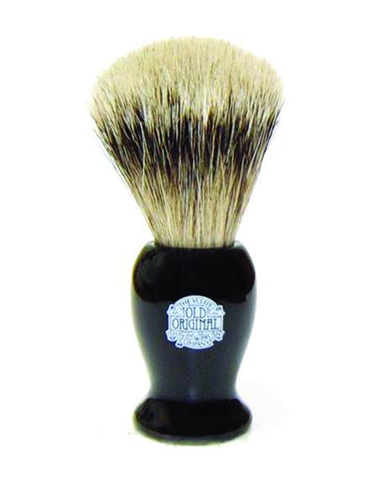 Progress Vulfix Super Badger Shaving Brush, Medium Black Handle, Shaving Brushes