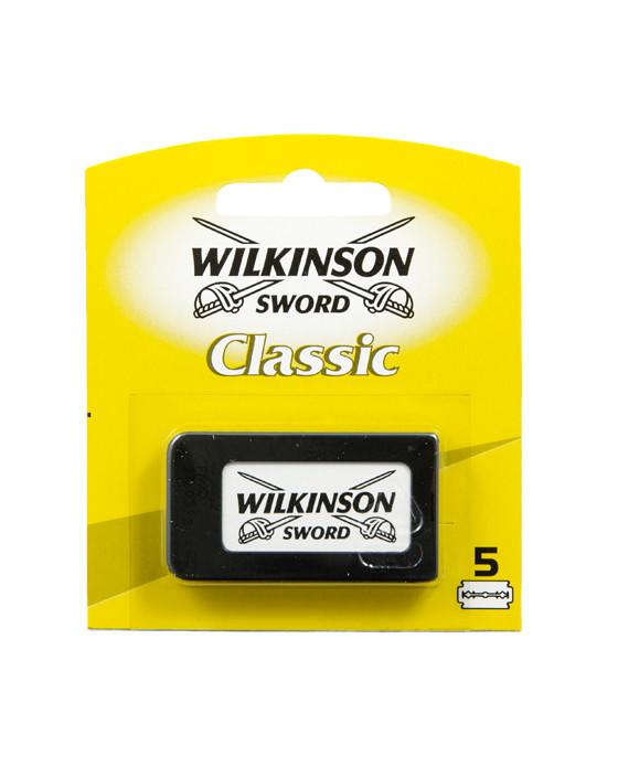 Wilkinson Sword Classic Double Edge Safety Razor Razor Blades (5 Blades/Pack), Razor Blades