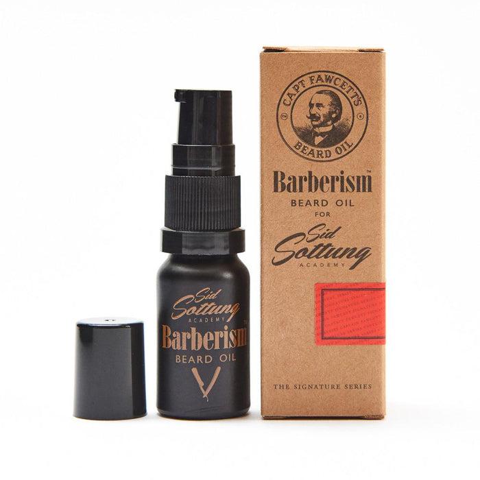 Captain Fawcett's Barberism Beard Oil - Travel Size (10ml/0.33oz), Beard Oils