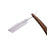 DV-8009143, Dovo Straight Razor EDO, 5/8”, carbon, 1/1 full hollow, Ultra compressed beech wood