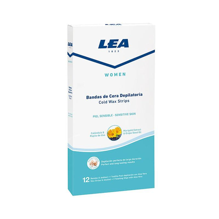 Lea Women Cold Wax Depilatory Strips (4 strips/set)