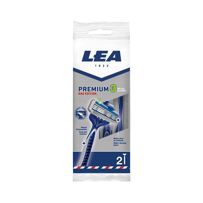 Lea Premium 3 Blade Disposable Razor Bag Edition (2 Uds) Pack of 12