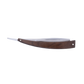 DV-8009141, Dovo Straight Razor EDO, 5/8”, carbon, 1/1 full hollow, Ultra compressed walnut wood