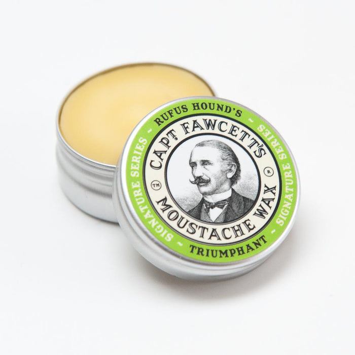 Captain Fawcett's Rufus Hound's Triumphant Moustache Wax - 15 ML / 0.5 FL OZ, Mustache Wax